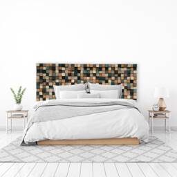 Reclaimed Wood Headboard Wall Art - Handmade Sound Diffuser