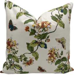 Colefax & Fowler Honeysuckle Yellow/Orange Cushion Cover Pillow Double Sided - thumbnail 1
