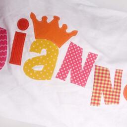 Match Your Room - Personalized Satin Pillow Case Applique Letters 320 Thread Count - thumbnail 3