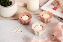 Cupcake Concrete Tea Light Holder Cake Candle Stick, Baker Gift