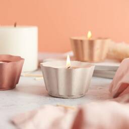 Cupcake Concrete Tea Light Holder Cake Candle Stick, Baker Gift - thumbnail 3