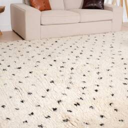 Authentic Moroccan Rug, Beni Ourain Rug 8x12 Ft - thumbnail 3