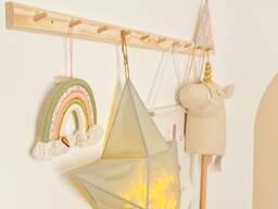Handmade Wooden Peg Hanger Nursery Decor, Children's Room Storage - thumbnail 1