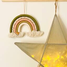 Handmade Wooden Peg Hanger Nursery Decor, Children's Room Storage - thumbnail 3