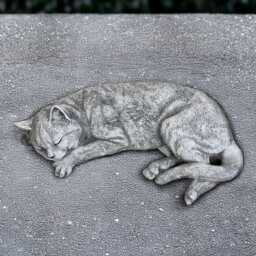 Garden Kitty Sculpture Concrete Cat Figurine Stone Kitten Statue Outdoor Pet Decoration Cement Ornament Kitty Lover Gift Animal Art - thumbnail 2