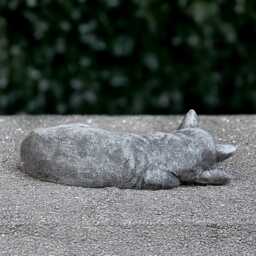 Garden Kitty Sculpture Concrete Cat Figurine Stone Kitten Statue Outdoor Pet Decoration Cement Ornament Kitty Lover Gift Animal Art - thumbnail 4