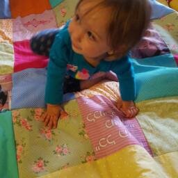 Personalized Photo Blanket. Baby Quilt.1Th Birthday Gift.custom Gift For Baby.baby For Toddlers.2nd - thumbnail 3