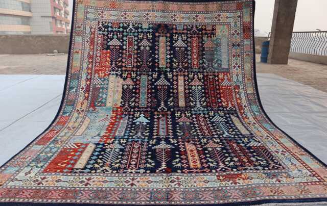 6'6x8'2 Ft Handmade Medallion Wool Rug, Mamluk New Design Area Afghan Farmhouse Luxury Bedroom Livingroom Office D??cor Carpet - image 1