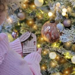 Personalised Santa's Magic Key - Christmas Decoration Keepsake Children's Fairy Door - thumbnail 2