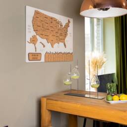 National Park Push Pin Us Map, Apartment Decor 5Th Anniversary Gift Map Of Usa, Travel New Home Gift, Boyfriend Wall Decoration - thumbnail 4