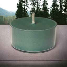 Blue Spruce Scented Soy Candle Tealights Rustic Home Decor - thumbnail 1