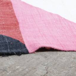 Colorful Kilim Moroccan Rug Handmade Wool Boujad Carpet - thumbnail 3