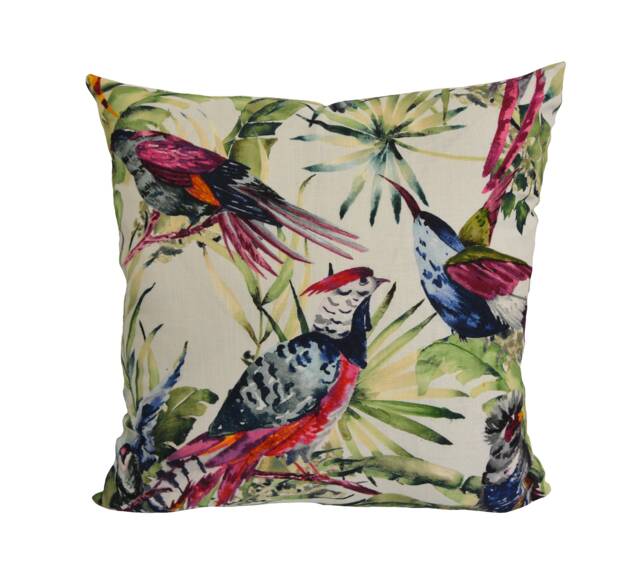 Pierre Frey - Vol D Oiseaux Tropical Stunning Designer Cushion Cover Pillow Throw Home Decor - image 1