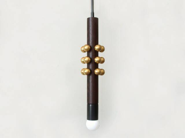 Black & Brass Pendant Light Modern Kitchen Island Fixture Lighting Wenge Wood Bathroom Lights Entry Mudroom Lamp - image 1