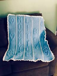 Mommy's Little Boy Panel Baby Blanket Pattern -Crochet - Crochet - thumbnail 1