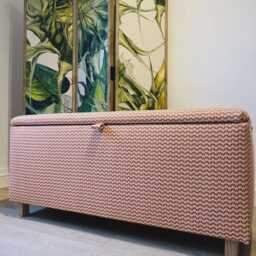 Ottoman in Linwood Bolero Spice - thumbnail 2
