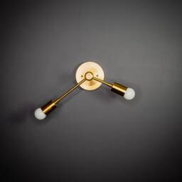 In Stock - Ships On The Same Day Orpheus Double Light Modern Mid Century Industrial Hallway Bathroom Sconce - thumbnail 3