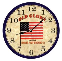 Patriotic Clock - American Flag 4Th Of July Clock - thumbnail 1