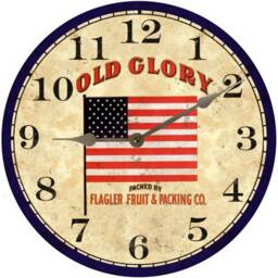 Patriotic Clock - American Flag 4Th Of July Clock - thumbnail 2