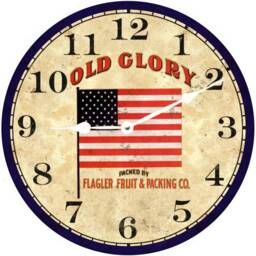 Patriotic Clock - American Flag 4Th Of July Clock - thumbnail 3
