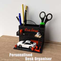 Personalized 164 Scale Diecast Car Garage Desk Organizer Pen Holder Teacher Gift