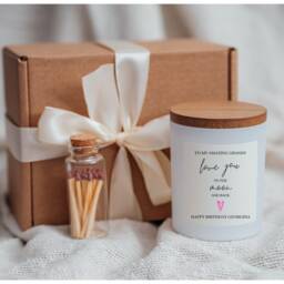 Granny Candle Gift Set Candles Gifts Birthday Presents Print Tote - thumbnail 3