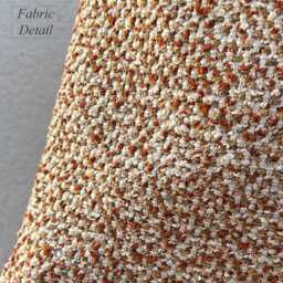 Woven Rust & Copper Throw Pillow Cover, Textured Cushion Boho Neutral Decor - Duties Paid Usa - thumbnail 4