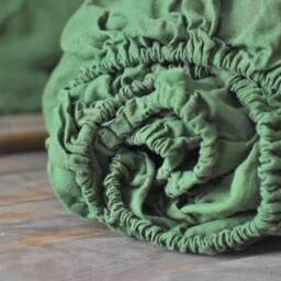 Linen Sheet Set/Green Linen Sheet Set Bedding Queen King 100% Set/ Shabby Chic Farmhouse - thumbnail 2