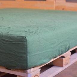 Linen Sheet Set/Green Linen Sheet Set Bedding Queen King 100% Set/ Shabby Chic Farmhouse - thumbnail 3