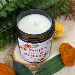 Autumn Candle - Pumpkin Spice & All Things Nice - Soy Wax - No Paraffin - thumbnail 2