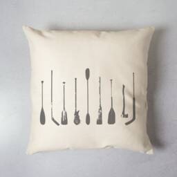 Hockey Lacrosse Paddle Canadian Pillow Cover Sport Decor - thumbnail 2