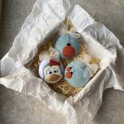 Felt Christmas Ornaments Set Handmade Holiday Tree Decor