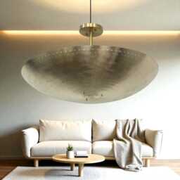 Handcrafted Sputnik Chandelier Polished Raw Brass Mid-Century Modern 4 Light Pendant Home Decor - thumbnail 1