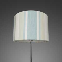 Lampshades in Laura Ashley Awning Stripe Pistachio Duck Egg Fabric Handmade Free Delivery - thumbnail 3
