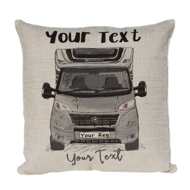 Personalised Swift Motorhome Camper Van Cushion Cover, Choice Of Colours By Inspired Creative Design - image 1