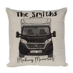 Personalised Swift Motorhome Camper Van Cushion Cover, Choice Of Colours By Inspired Creative Design - thumbnail 3