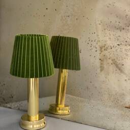 Pleated Velvet Lampshade, Modern Lampshade For Table Lamp, Sconce Or Floor Lamp - thumbnail 4
