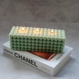 xxl Soy Wax Bubble Candle - Modern Home Decor Centerpiece - thumbnail 2