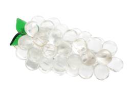 Czech Glass Bead Clear Grape Bunch Chandelier Fruit Lamp Prism Wine Ornament