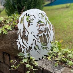 Munsterlander Dog Breed Metal Silhouette, Sign, Gifts, Housewarming Memorial - thumbnail 3