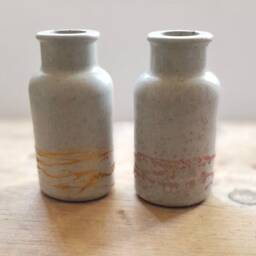 Hand Cast Gold Detail Concrete Bud Vase/stem Gift - thumbnail 3