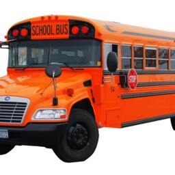 School Bus - Peel & Stick Wall Decal Realistic Sticker Reusable Fabric Material Vwaq-Pas9 - thumbnail 2