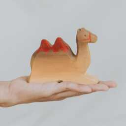 Wooden Camel Figurine, Toy, Africa Animal, Waldorf Toys, Desert Animal, Circus Educational Christmas Gift Decoration - thumbnail 4