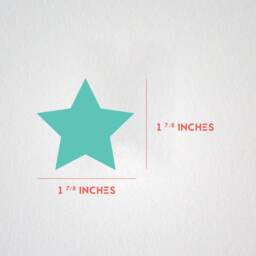 Stars Mint Wall Decals Decor Stickers Nursery Baby Girl Sky Pattern Modern & Scandinavian - thumbnail 3