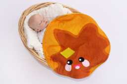 Kawaii Pancake Baby Blanket Minky Fleece Lovie