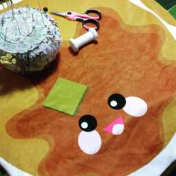 Kawaii Pancake Baby Blanket Minky Fleece Lovie - thumbnail 4