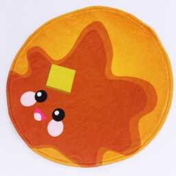 Kawaii Pancake Baby Blanket Minky Fleece Lovie - thumbnail 2