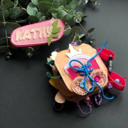 Personalised Felt Quiet Book From 6 Month To 2 Years, Educational Book, Felt Busy Book, Baby Activity Book. Activity Toys - thumbnail 4