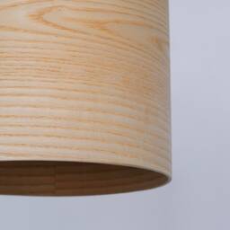 Modern Ash Ceiling Light For Your Kitchen Island, Elegant Wood Decor Hanging Lamp, Stylish Pendant Lamp With Mid Century Charm - thumbnail 4