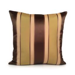 Chocolate Brown, Light Tan & Olive Green Pillow, Throw Pillow Cover, Decorative Pillowcase, Cushion Covers, Accent Pillow, Trendy Silk Blend